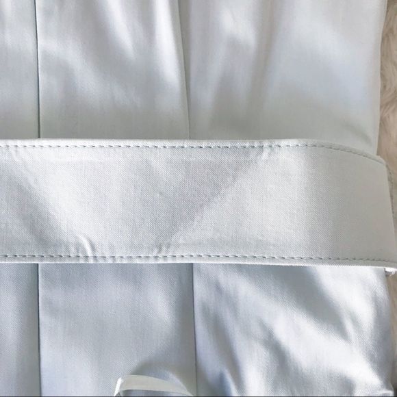 ANTONIO MELANI Draped Midi Dress Sleeveless Sheath Ruffle Mint Green Size 8 New - Picture 10 of 16